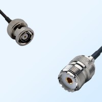 RP BNC/Male - UHF/Female Coaxial Jumper Cable