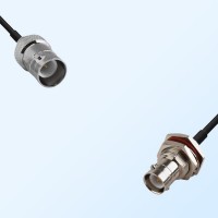 RP BNC/Female - RP BNC/Bulkhead Female with O-Ring Coaxial Cable