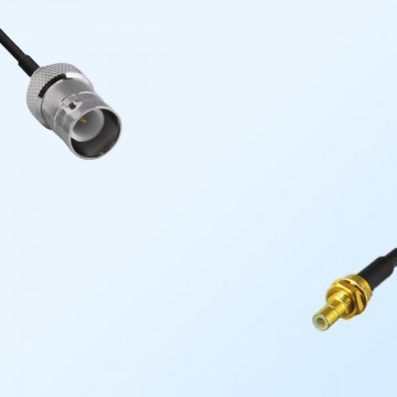 RP BNC/Female - SMB/Bulkhead Male Coaxial Jumper Cable