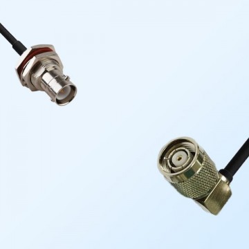 RP BNC/Bulkhead Female with O-Ring - RP TNC/Male R/A Coaxial Cable