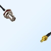 RP BNC/Bulkhead Female with O-Ring - SMB/Bulkhead Male Coaxial Cable