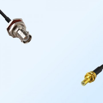 RP BNC/Bulkhead Female with O-Ring - SMB/Bulkhead Male Coaxial Cable