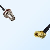RP BNC/Bulkhead Female with O-Ring - SMB/Female R/A Coaxial Cable