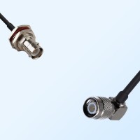 RP BNC/Bulkhead Female with O-Ring - TNC/Male R/A Coaxial Jumper Cable