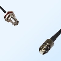 RP BNC/Bulkhead Female with O-Ring - TNC/Female Coaxial Jumper Cable