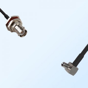 RP BNC/Bulkhead Female with O-Ring - TS9/Male R/A Coaxial Jumper Cable