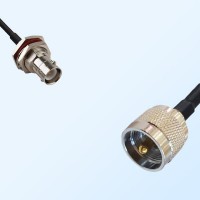 UHF Male - RP BNC Bulkhead Female with O-Ring Coaxial Cable Assemblies
