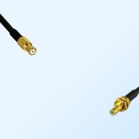 RP MCX/Male - SMB/Bulkhead Male Coaxial Jumper Cable