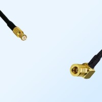 RP MCX/Male - SMB/Female Right Angle Coaxial Jumper Cable