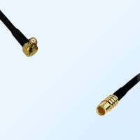 RP MCX/Male Right Angle - RP MCX/Female Coaxial Jumper Cable