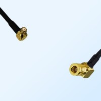 RP MCX/Male Right Angle - SMB/Female Right Angle Coaxial Jumper Cable
