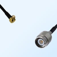 RP MCX/Male Right Angle - TNC/Male Coaxial Jumper Cable