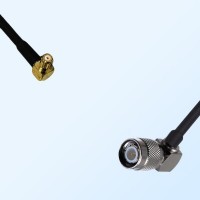 RP MCX/Male Right Angle - TNC/Male Right Angle Coaxial Jumper Cable