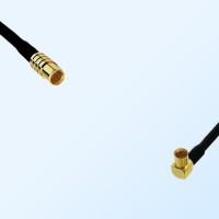 RP MCX/Female - RP MCX/Female Right Angle Coaxial Jumper Cable