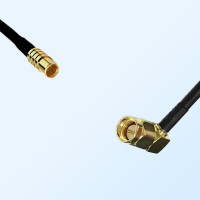 RP MCX/Female - SMA/Male Right Angle Coaxial Jumper Cable