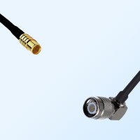 RP MCX/Female - TNC/Male Right Angle Coaxial Jumper Cable