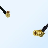 RP MCX/Female R/A - SMB/Female R/A Coaxial Jumper Cable