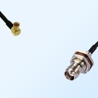 RP MCX/Female R/A - TNC/Bulkhead Female with O-Ring Coaxial Cable
