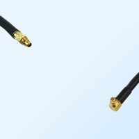 RP MMCX/Male - RP MMCX/Male Right Angle Coaxial Jumper Cable