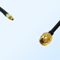 RP MMCX/Male - SMA/Male Coaxial Jumper Cable
