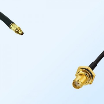SMA Bulkhead Female with O-Ring - RP MMCX Male Cable Assemblies