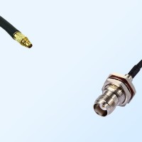 RP MMCX/Male - TNC/Bulkhead Female with O-Ring Coaxial Jumper Cable