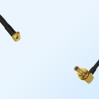RP MMCX/Male R/A - SMB/Bulkhead Male R/A Coaxial Jumper Cable