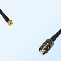 RP MMCX/Male Right Angle - TNC/Female Coaxial Jumper Cable