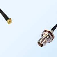 RP MMCX/Male R/A - TNC/Bulkhead Female with O-Ring Coaxial Cable