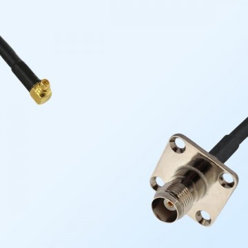 RP MMCX Male Right Angle - TNC Female 4 Hole Coaxial Jumper Cable