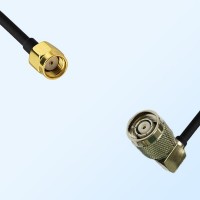 RP SMA/Male - RP TNC/Male Right Angle Coaxial Jumper Cable