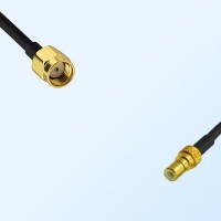 RP SMA/Male - SSMB/Male Coaxial Jumper Cable
