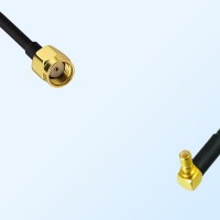 RP SMA/Male - SSMB/Male Right Angle Coaxial Jumper Cable