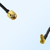 RP SMA/Male - SSMB/Female Right Angle Coaxial Jumper Cable