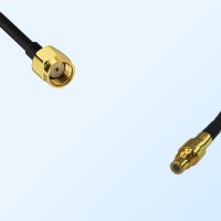 RP SMA/Male - SSMC/Male Coaxial Jumper Cable