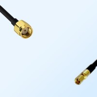 RP SMA/Male - SSMC/Female Coaxial Jumper Cable
