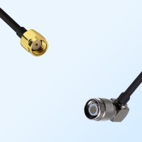 RP SMA/Male - TNC/Male Right Angle Coaxial Jumper Cable