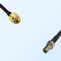 RP SMA/Male - TS9/Male Coaxial Jumper Cable