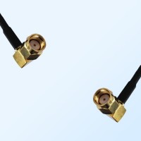 RP SMA/Male Right Angle - RP SMA/Male Right Angle Coaxial Jumper Cable