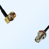 RP SMA/Male R/A - RP TNC/Bulkhead Female with O-Ring Coaxial Cable