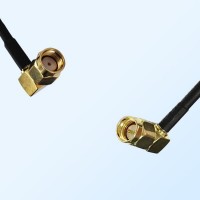 RP SMA/Male Right Angle - SMA/Male Right Angle Coaxial Jumper Cable