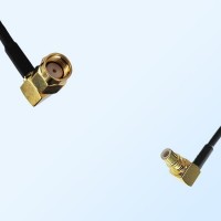 RP SMA/Male Right Angle - SMC/Male Right Angle Coaxial Jumper Cable