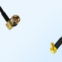RP SMA/Male Right Angle - SSMB/Male Right Angle Coaxial Jumper Cable