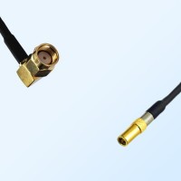 RP SMA/Male Right Angle - SSMB/Female Coaxial Jumper Cable