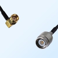 RP SMA/Male Right Angle - TNC/Male Coaxial Jumper Cable