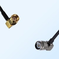 RP SMA/Male Right Angle - TNC/Male Right Angle Coaxial Jumper Cable