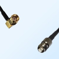 RP SMA/Male Right Angle - TNC/Female Coaxial Jumper Cable