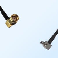 RP SMA/Male Right Angle - TS9/Male Right Angle Coaxial Jumper Cable