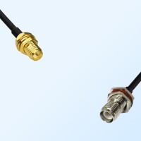 RP SMA/Bulkhead Female - RP TNC/Bulkhead Female with O-Ring Cable