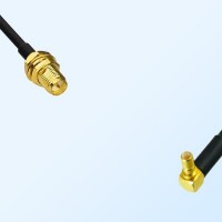 RP SMA/Bulkhead Female - SSMB/Male Right Angle Coaxial Jumper Cable